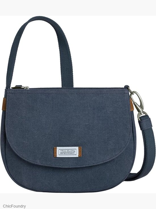 Handbags - Anti-Theft Saddle Crossbody Canvas Bag Locking Compartments RFID